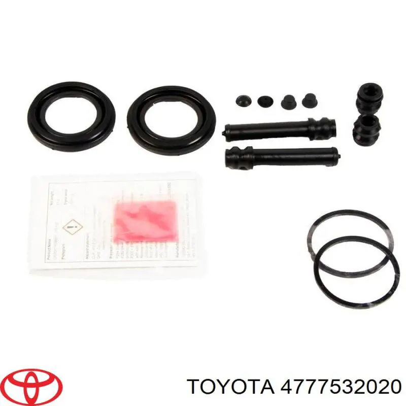 Пильник направляючої супортугальмівного, переднього Toyota 4777532020 ціна, від 2.53 USD