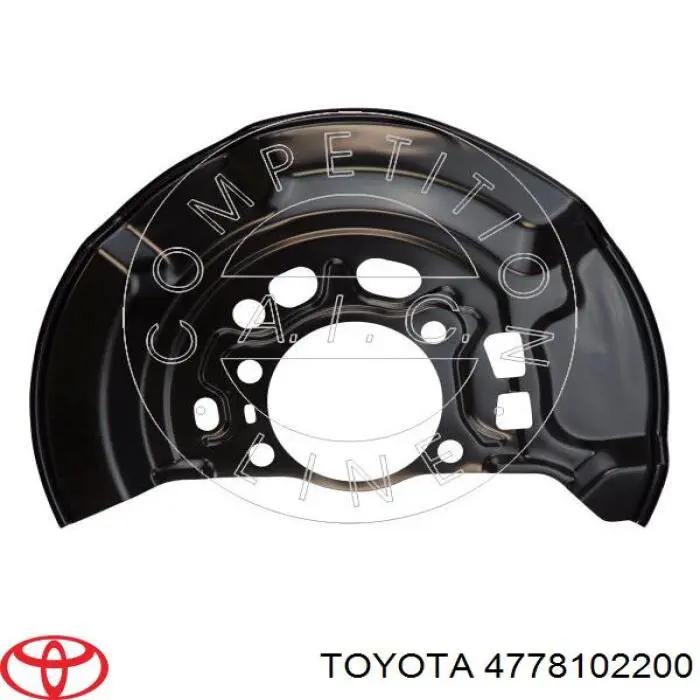Купити 4778102200 Toyota Захист гальмівного диска, переднього, правого
