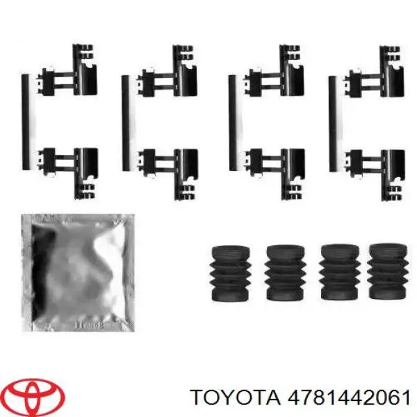 Купити 4781442061 Toyota Направляюча супорту заднього, нижня