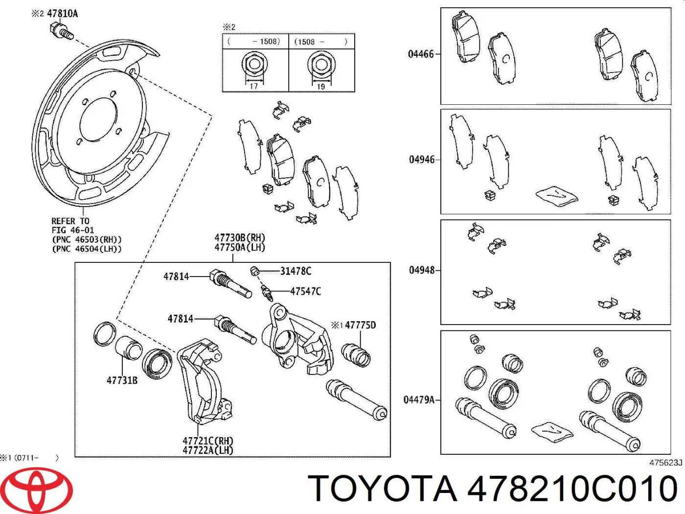 478210C010 Toyota 