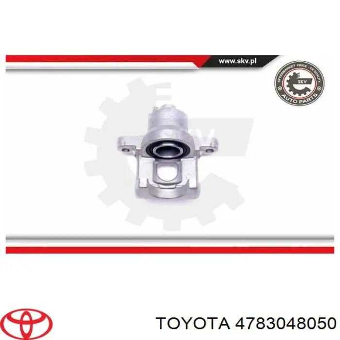 4783048050 Toyota Супорт гальмівний задній правий