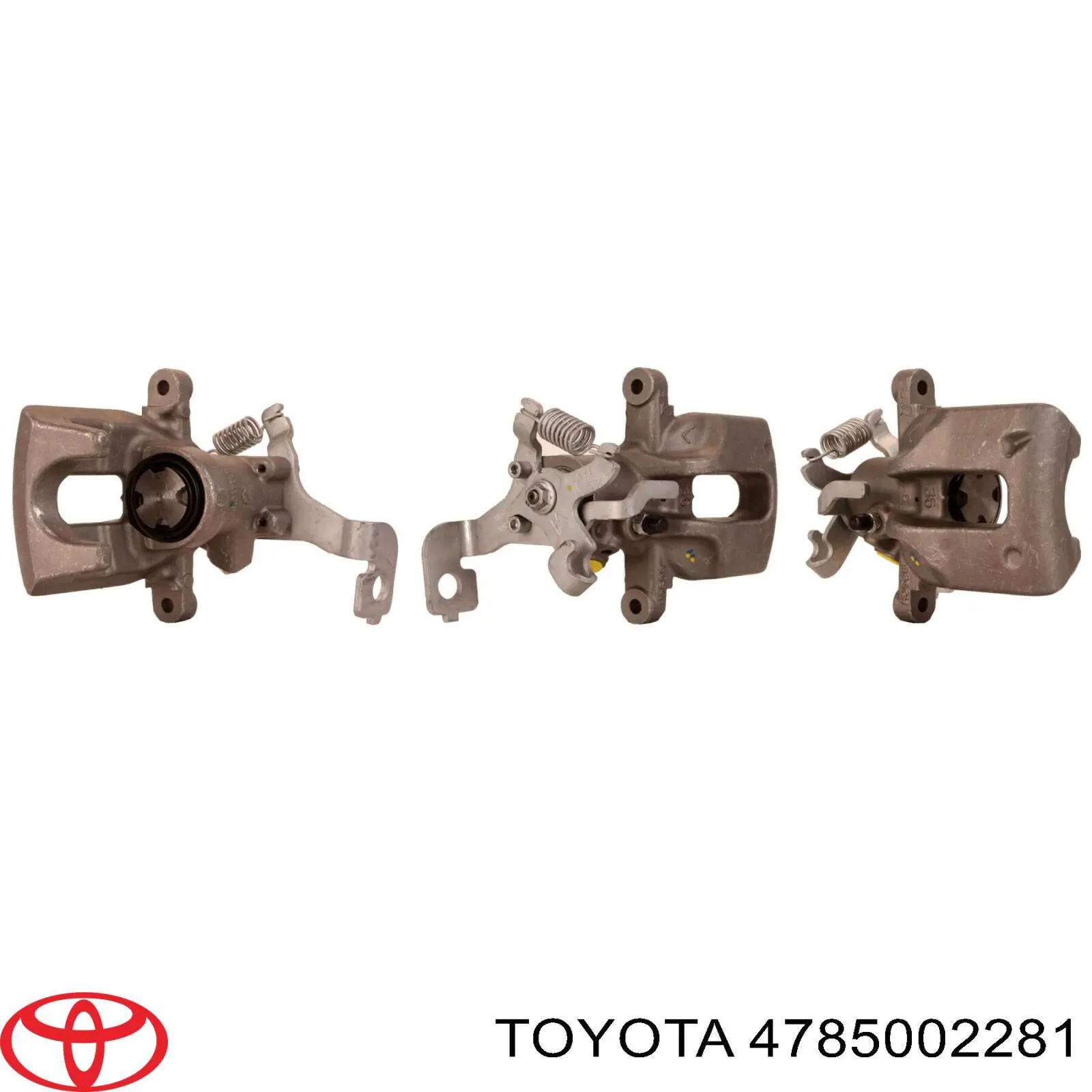4785002281 Toyota Супорт гальмівний задній лівий