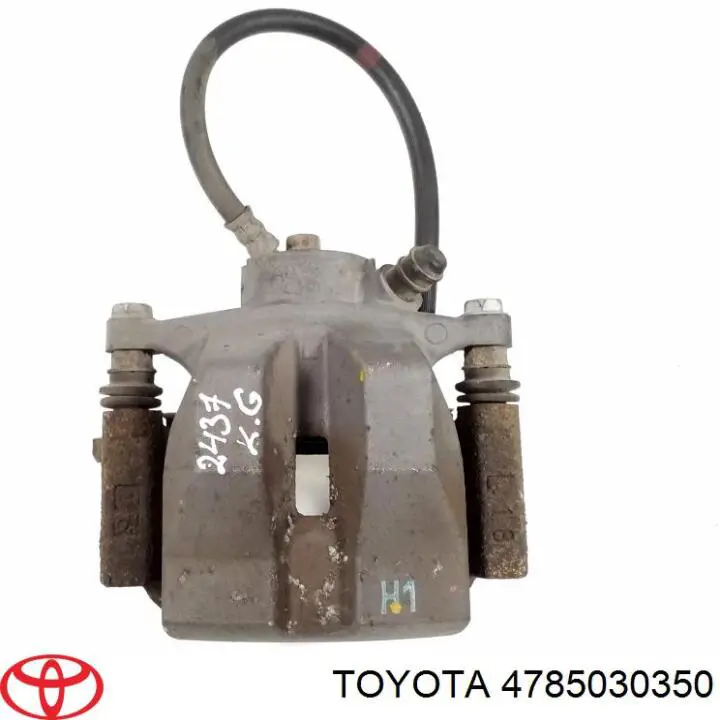 4785030350 Toyota Супорт гальмівний задній лівий