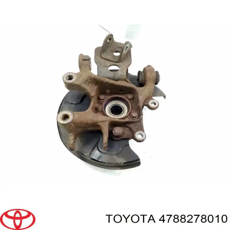 4788278010 Toyota Захист гальмівного диска заднього, лівого