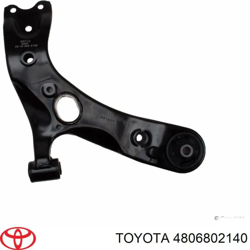Важіль передньої підвіски нижній, правий Toyota 4806802140 ціна, від 44.34 USD