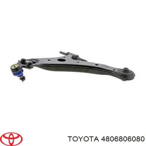 Важіль передньої підвіски нижній, правий 4806806080 Toyota