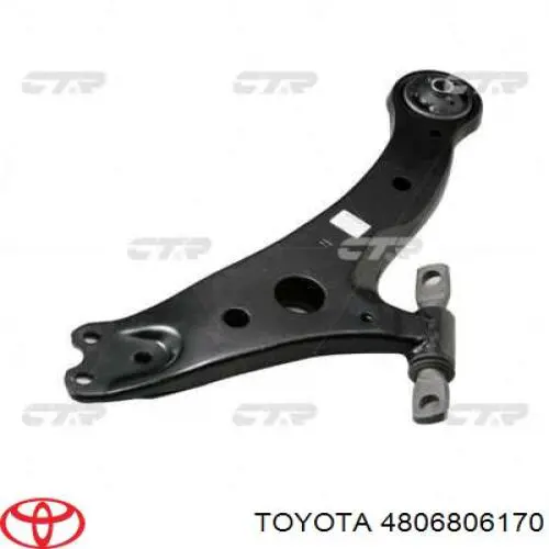 Важіль передньої підвіски нижній, правий Toyota 4806806170 ціна, від 48.53 USD