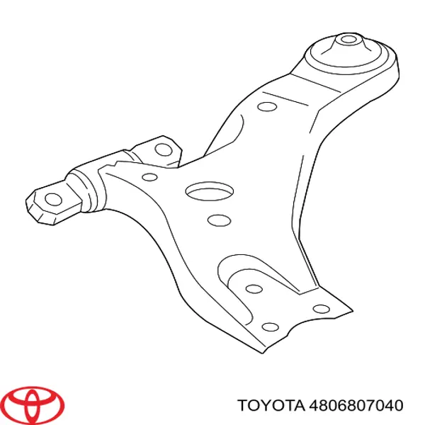 Купити 4806807040 Toyota Важіль передньої підвіски нижній, правий