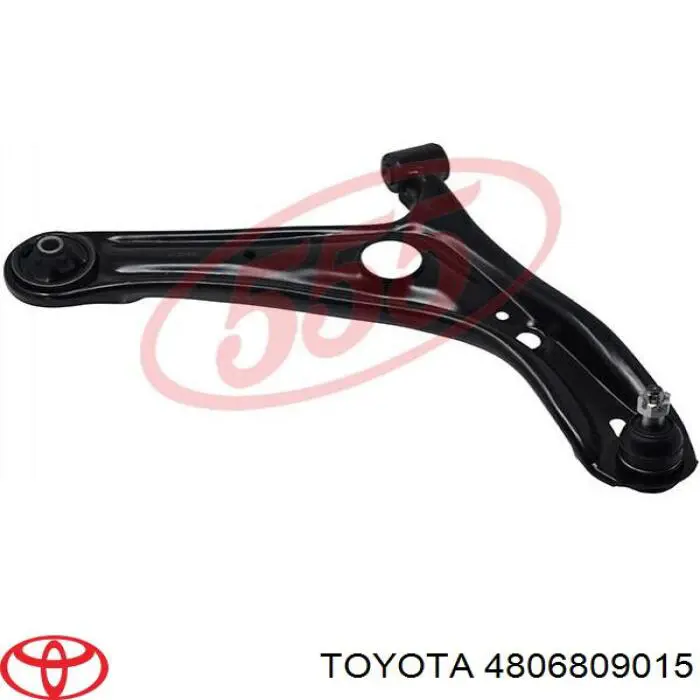 4806809030 Toyota Важіль передньої підвіски нижній, правий