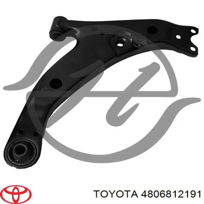 Важіль передньої підвіски нижній, правий 4806812191 Toyota