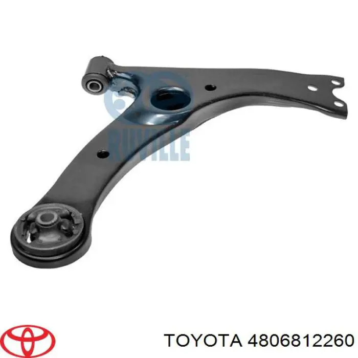 Важіль передньої підвіски нижній, правий Toyota 4806812260 ціна, від 43.98 USD