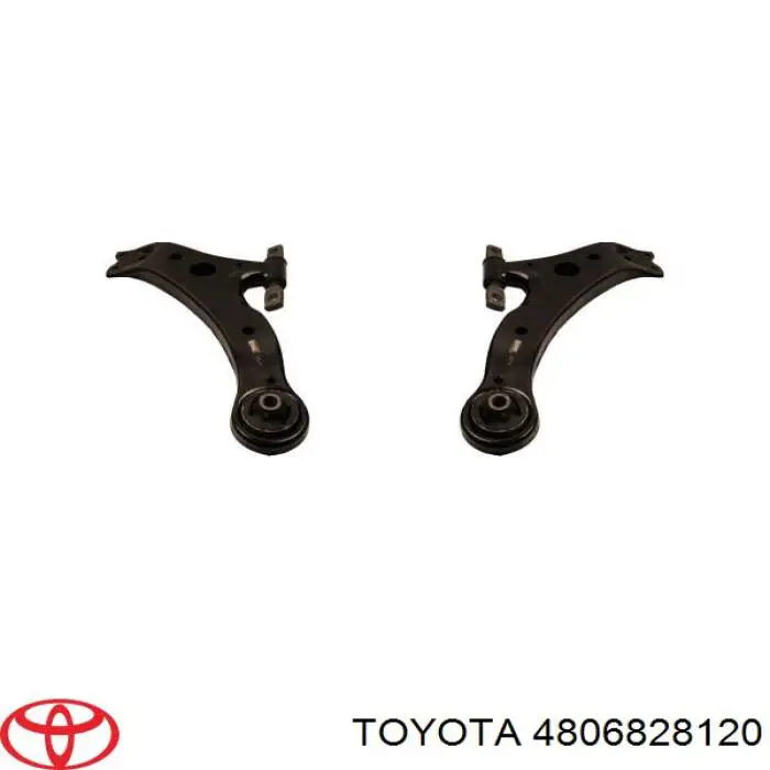 Важіль передньої підвіски нижній, правий 4806828120 Toyota