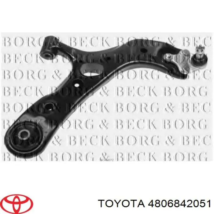 Купити 4806842051 Toyota Важіль передньої підвіски нижній, правий