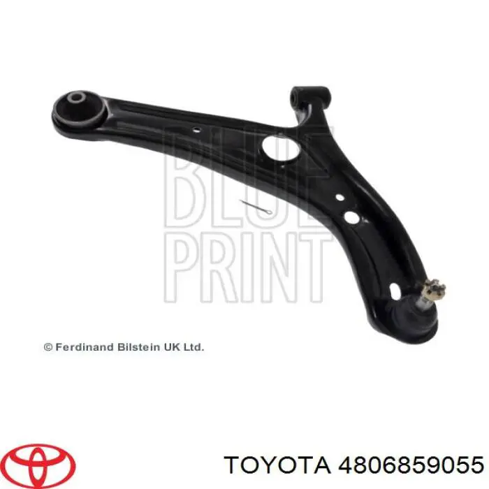 Важіль передньої підвіски нижній, правий 4806859055 Toyota