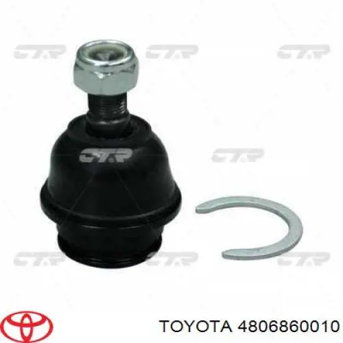 Правий важіль передній нижній підвіски Toyota 4806860010