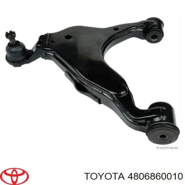 Важіль передньої підвіски нижній, правий Toyota 4806860010 ціна, від 88.69 USD