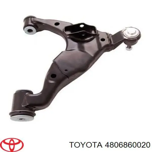 4806860020 Toyota Важіль передньої підвіски нижній, правий