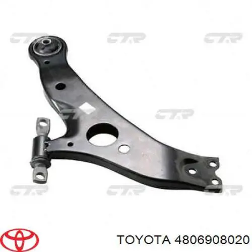 Важіль передньої підвіски нижній, лівий 4806908021 Toyota