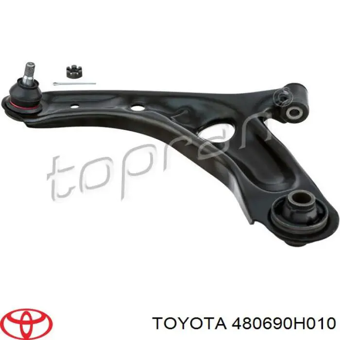 Купити 480690H010 Toyota Лівий важіль передній нижній підвіски