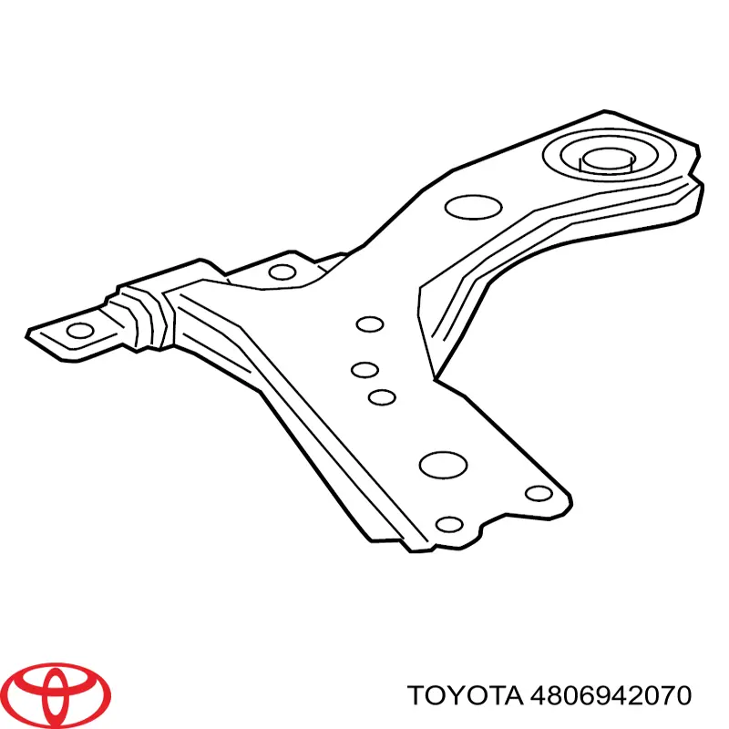 Важіль передньої підвіски нижній, лівий Toyota RAV4 5 (A5) (Тойота Рав4)