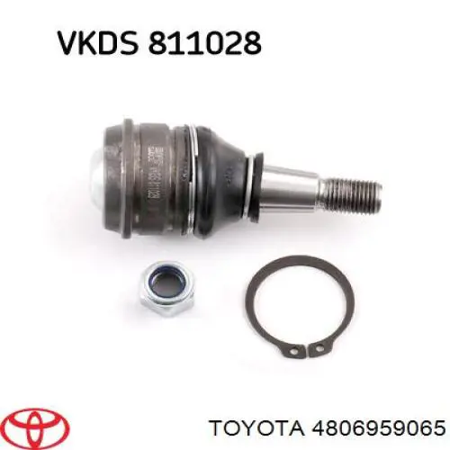 Купити 4806959065 Toyota Лівий важіль передній нижній підвіски