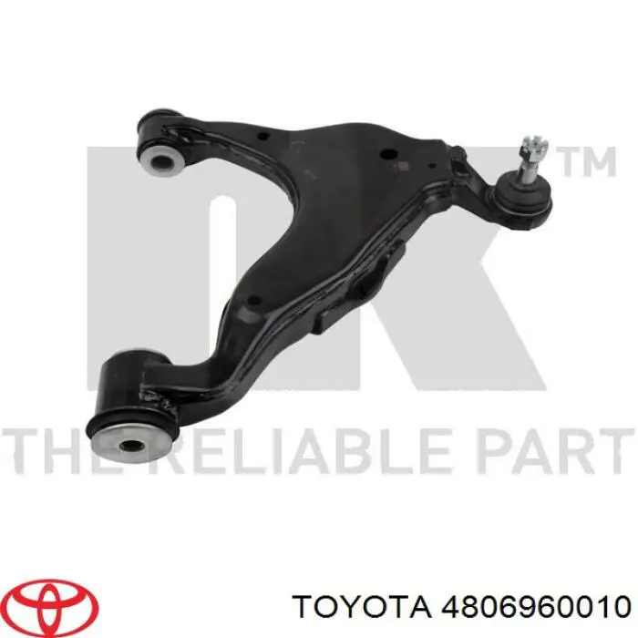Важіль передній лівий Toyota 4806960010 ціна, від 86.15 USD