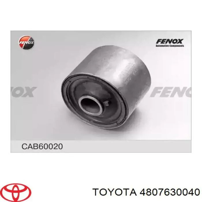 Сайлентблок нижнього важеля передньої підвіски Toyota 4807630040 ціна, від 23.71 USD