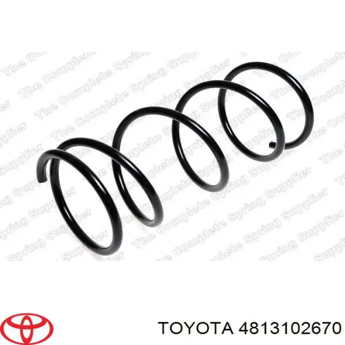 4813102670 Toyota Пружина амортизатора передняя