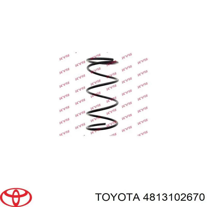 Пружина передня 4813102670 Toyota