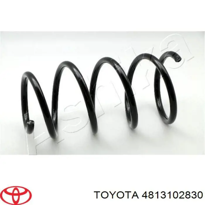 4813502010 Toyota Пружина амортизатора передняя