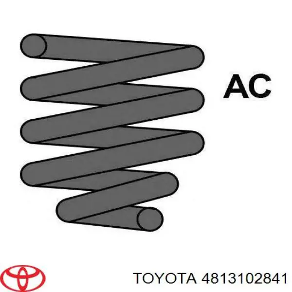 Купити 4813102841 Toyota Гвинтова пружина підвіска