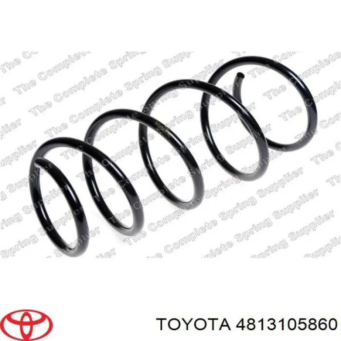 4813105860 Toyota Пружина амортизатора передняя