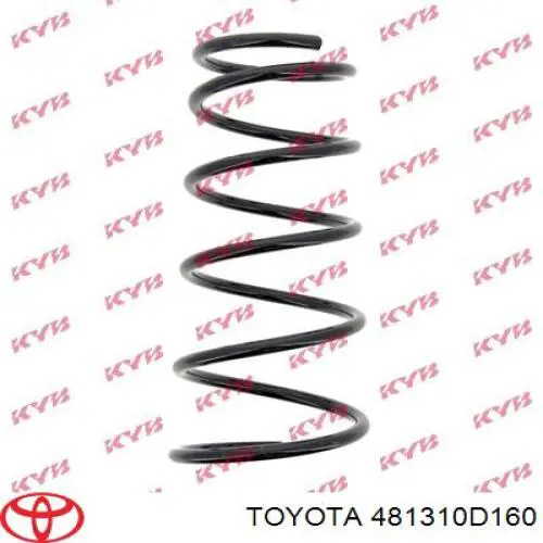 Пружина передня Toyota 481310D160 ціна, від 34.30 USD