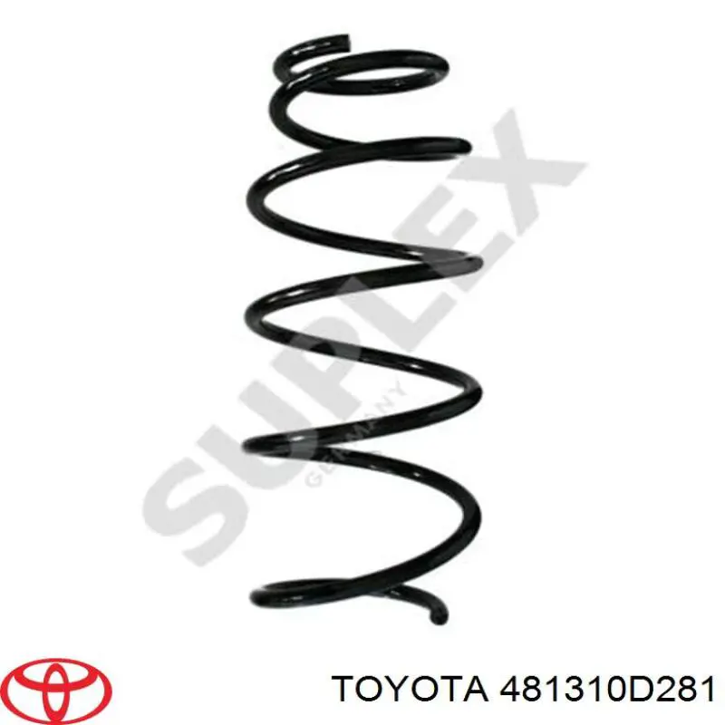 Пружина передня Toyota 481310D281 ціна, від 28.23 USD