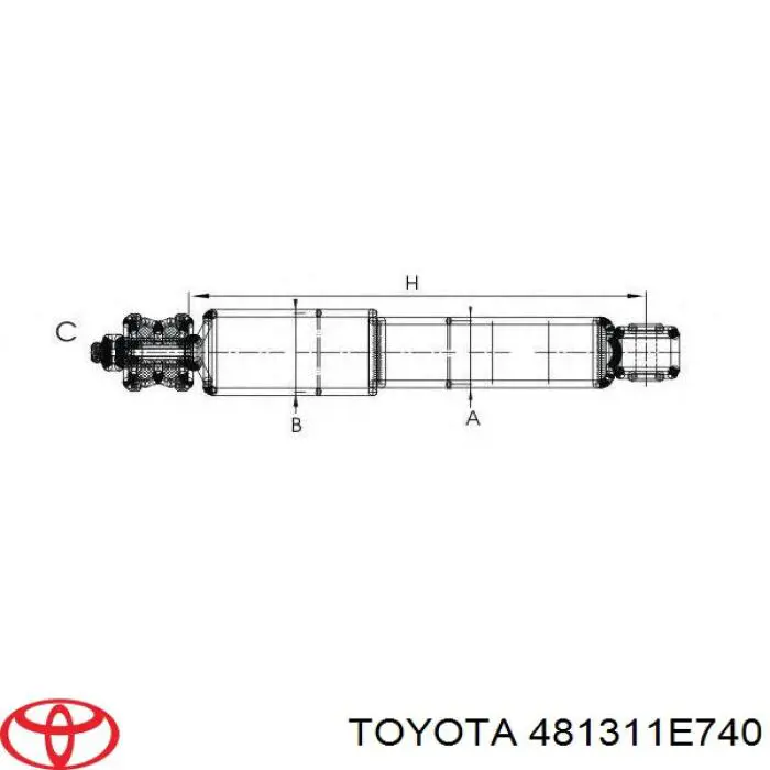 481311E740 Toyota Пружина амортизатора передняя