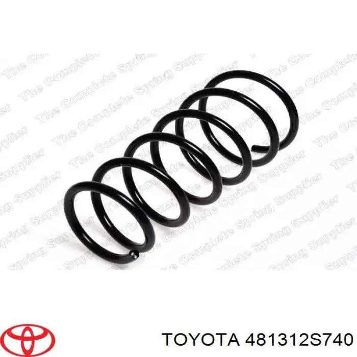 481312S740 Toyota Пружина амортизатора передняя