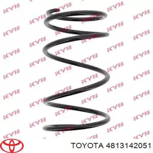 4813142051 Toyota Пружина амортизатора передняя