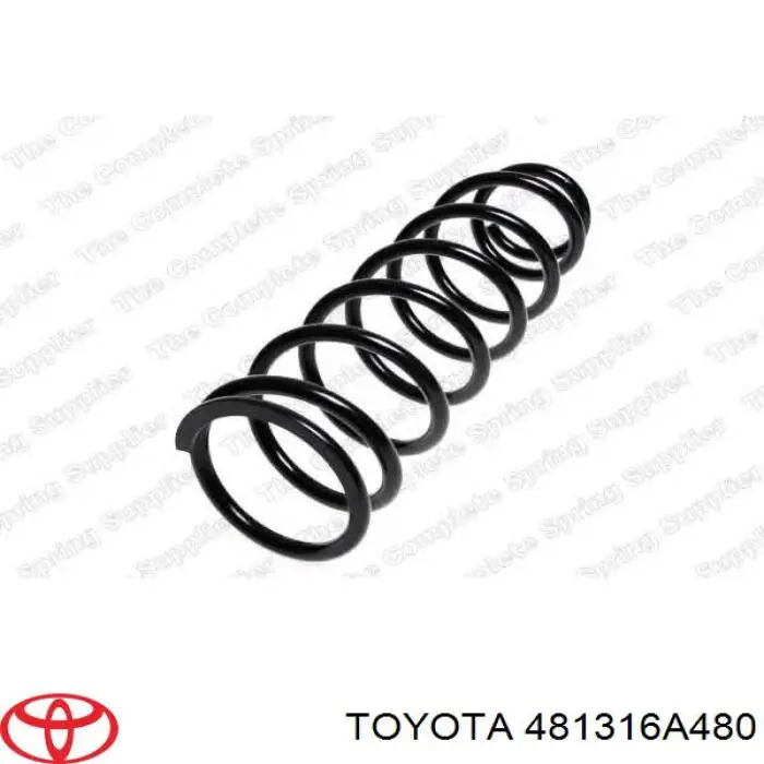 481316A480 Toyota Пружина амортизатора передняя