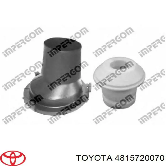 4815720070 Toyota проставка (гумове кільце пружини передньої, верхня)