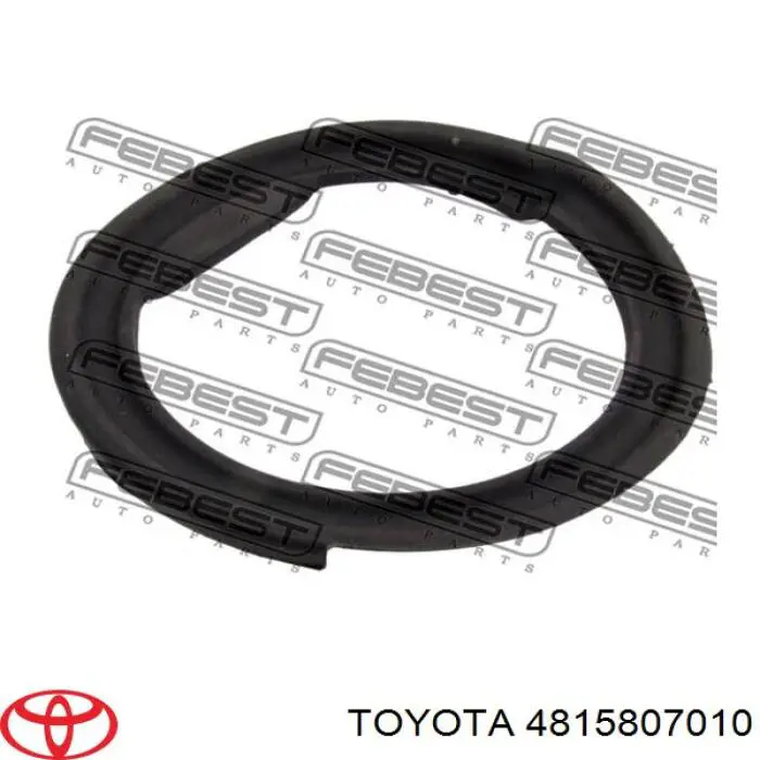 4815807010 Toyota проставка (гумове кільце пружини передньої, нижня)