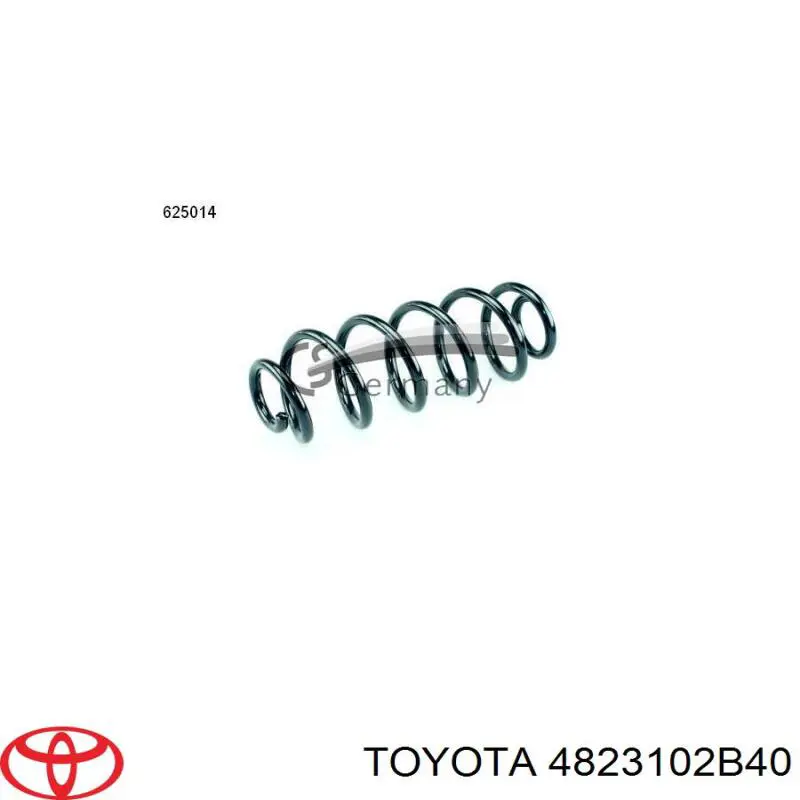 Пружина задня Toyota 4823102B40 ціна, від 38.47 USD