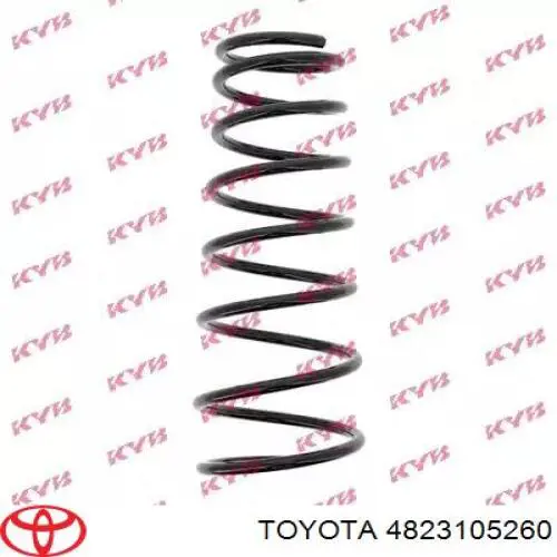 Пружина задня Toyota 4823105260 ціна, від 89.78 USD