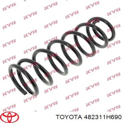 Пружина задня Toyota 4823102480 ціна, від 26.18 USD