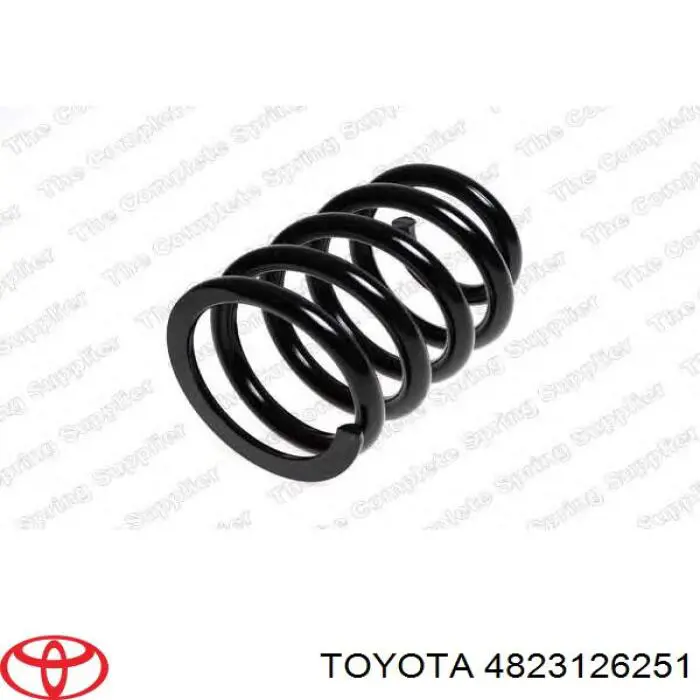 4823126251 Toyota Пружина підвіски задня