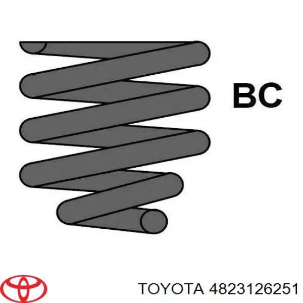 Купити 4823126251 Toyota Задні пружини