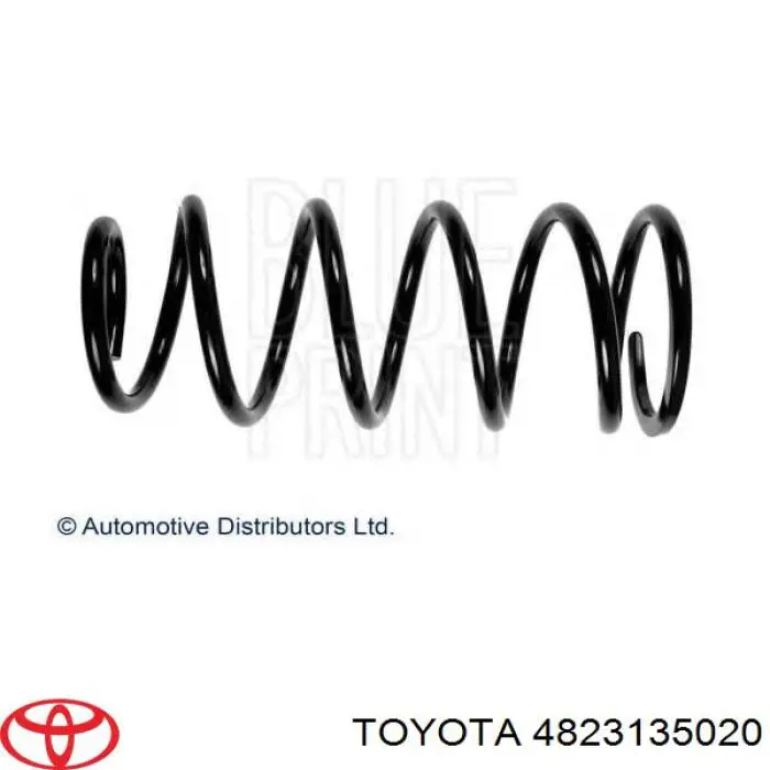 Пружина задня Toyota 4823135020 ціна, від 126.69 USD