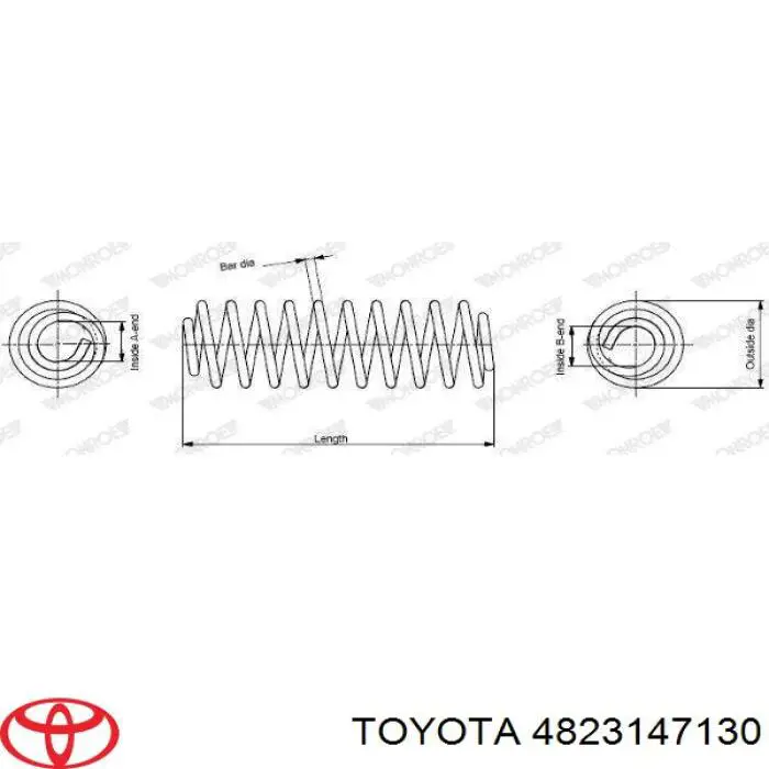 Задні пружини ZC6155A Japan Parts