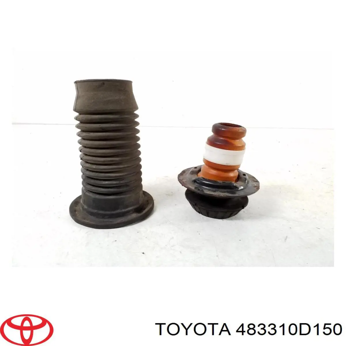 Буфер-відбійник амортизатора переднього + пильовик Toyota 483310D150 ціна, від 16.93 USD
