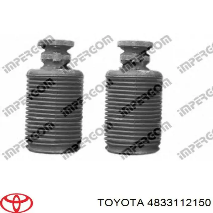 4833112150 Toyota Відбійник + пильовик амортизатора переднього