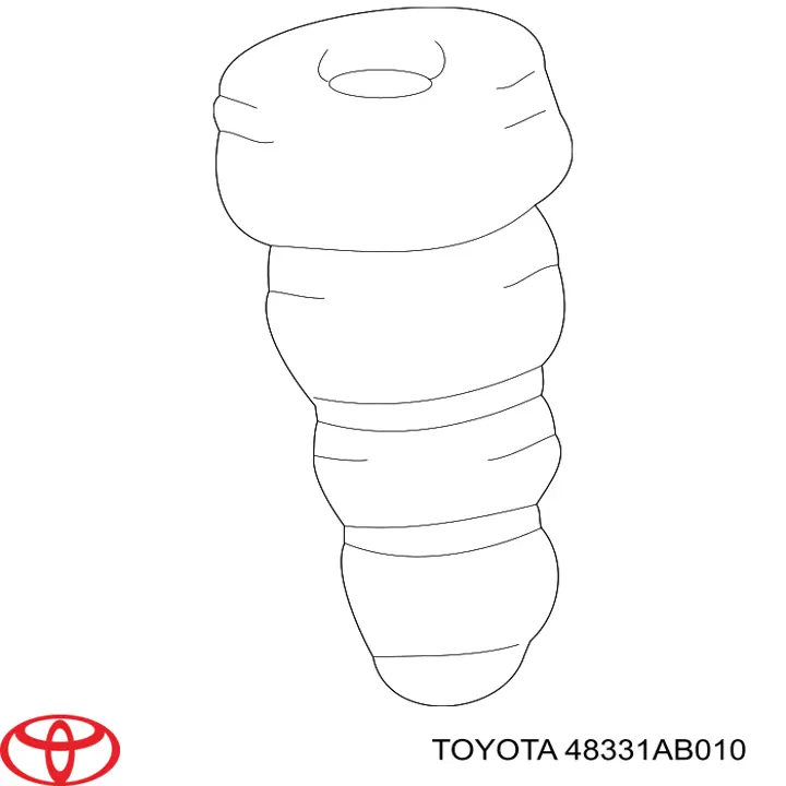 Буфер-відбійник амортизатора переднього 48331AB010 Toyota